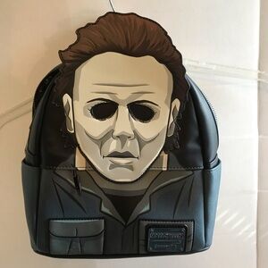 Loungefly Halloween Michael Myers Cosplay Glow-in-the-Dark Mini-Backpack